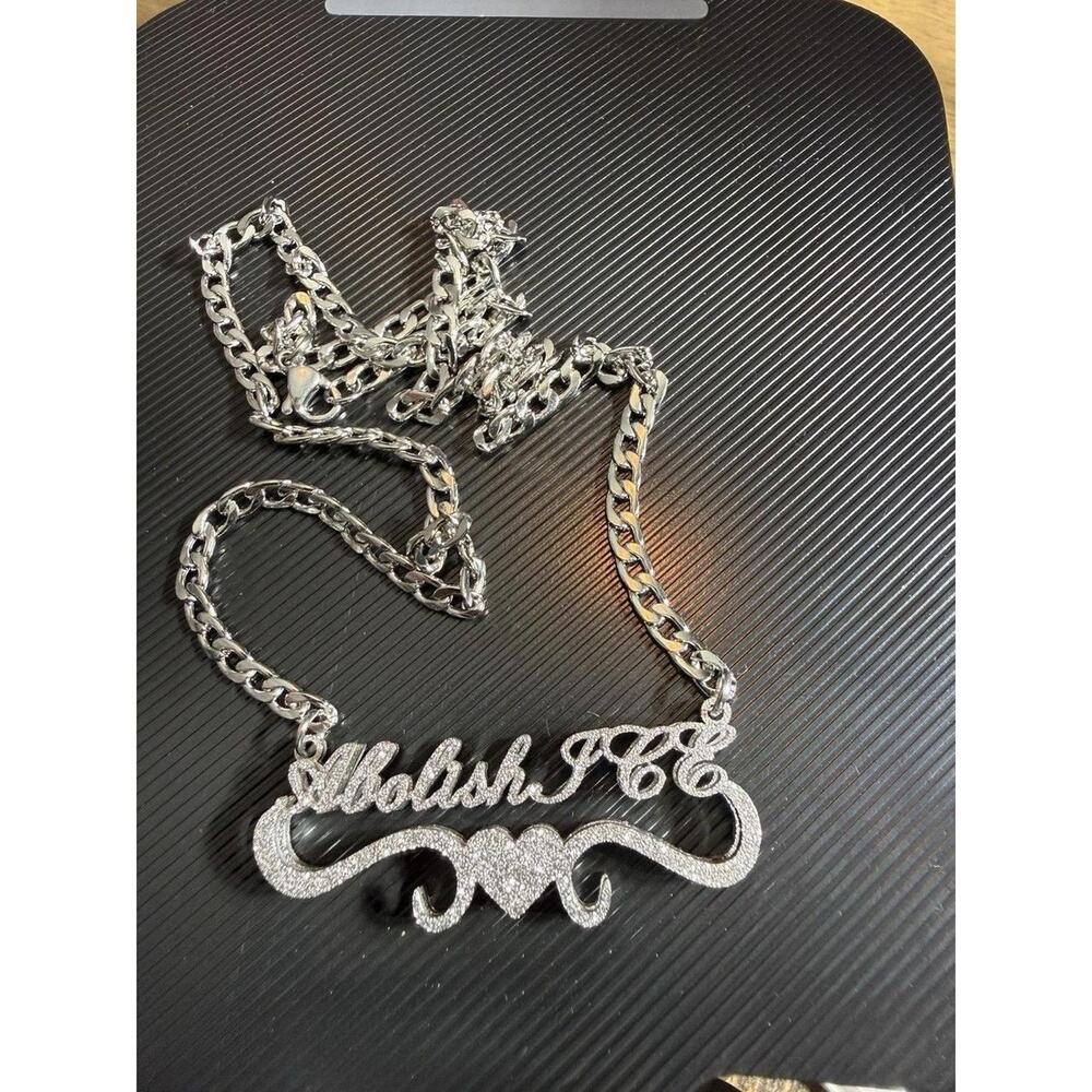The custom abolish ice pendant